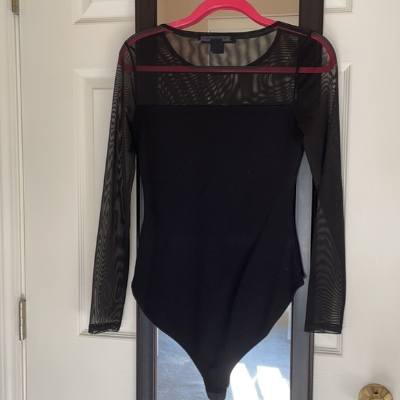 French Connection Allie Mesh Bodysuit - Picture 7 of 7